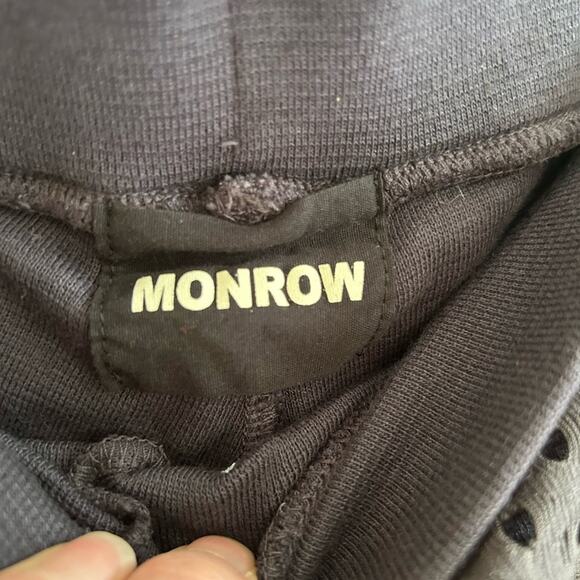 Monrow low sling perforated beach festival pants M/L - Picture 7 of 8